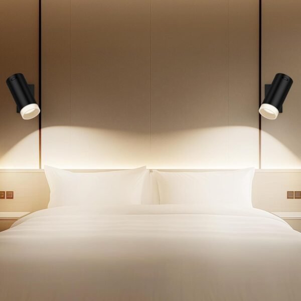LED Wall Sconce, Wireless Battery Operated Wall Sconce with Rechargeable Battery Operated 12RGB and 3CCT Dimmable Magnetic Light, for Bedroom Bedside Reading Living Room Picture - Image 8