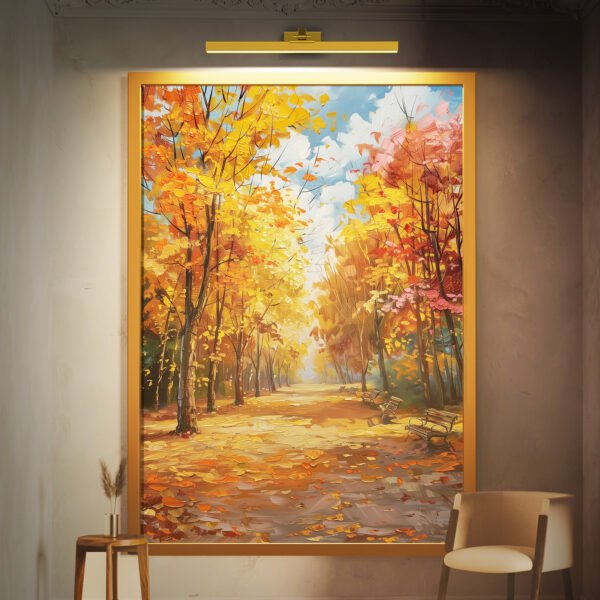 Picture Lights for Wall, Battery Operated Picture Light 16in Gallery Light for Paintings CCT Dimmable Recharging Battery Wall Light with Remote Control for Living Room Gallery Dartboard Art - Image 8