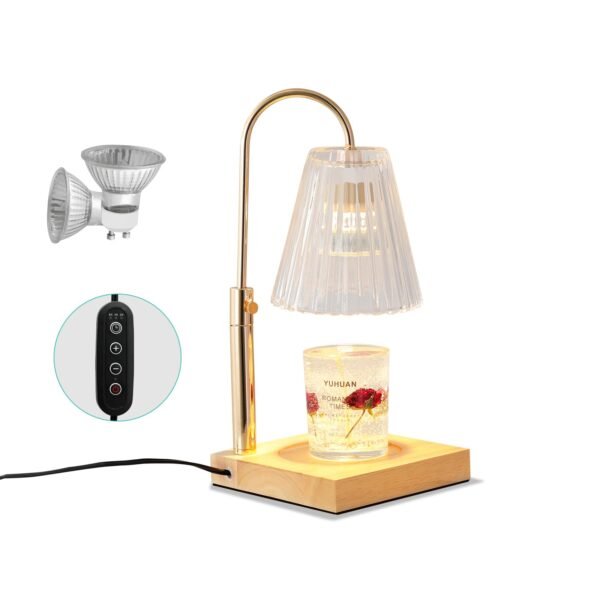 Candle Warmer Lamp with Timer & Dimmer - Electric Wax Melter for Jar Candles