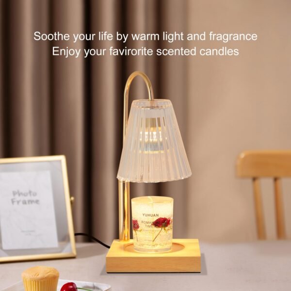 Candle Warmer Lamp with Timer & Dimmer - Electric Wax Melter for Jar Candles - Image 8