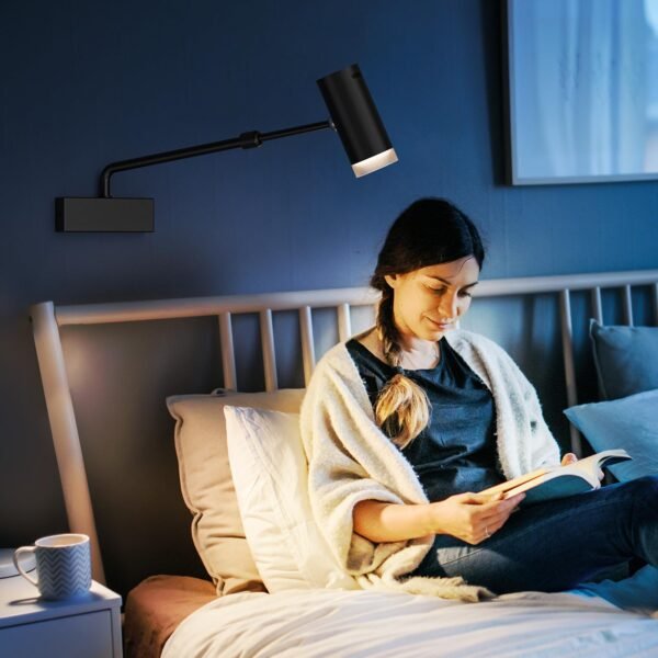 Battery Operated Adjustable Picture Light with Remote Control - CCT Dimmable Wireless Art Light - Image 7