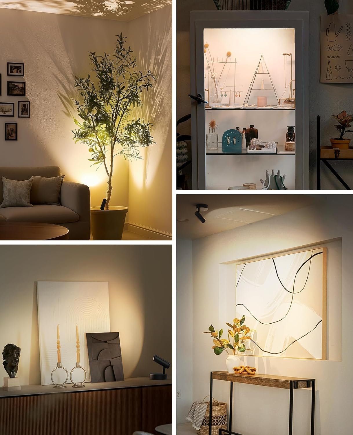 Spotlights Indoor, No-Glare Rechargeable Floor Can Light for Plants with Remote, Wireless Art Accent Spot Lights Uplight for Painting, Picture, Dartboard, Home, Corner Sofa Display - Image 9